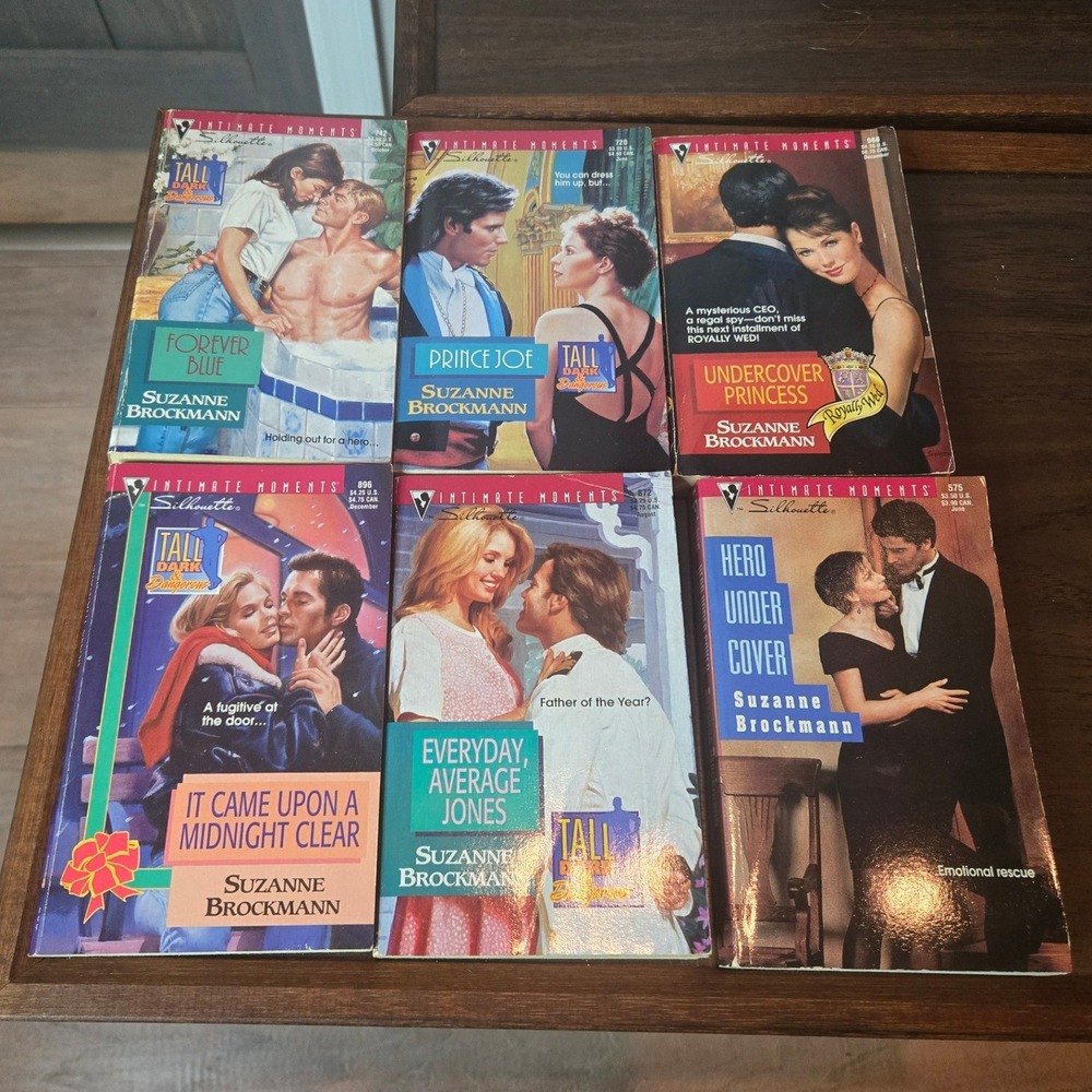 Suzanne Brockmann Romance Lot 6 Tall Dark Dangerous Navy SEAL Paperback Books